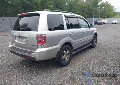 2006 Honda Pilot Ex-L из США, поврежденный, VIN 2HKYF18706H511664